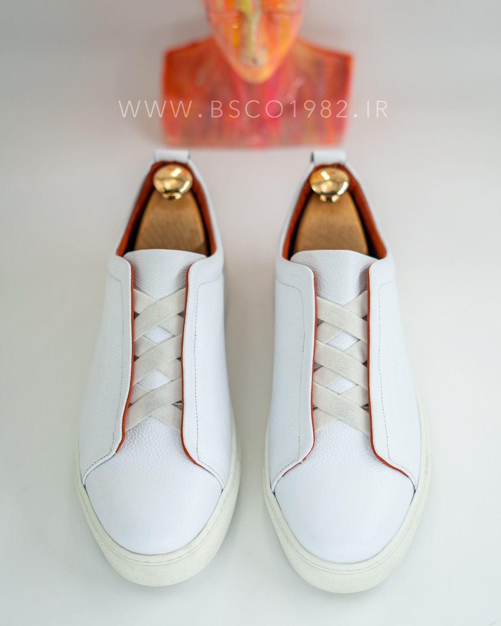 Men's Vans - Code: 088- Full floater Genuine Leather  , Rubber sole