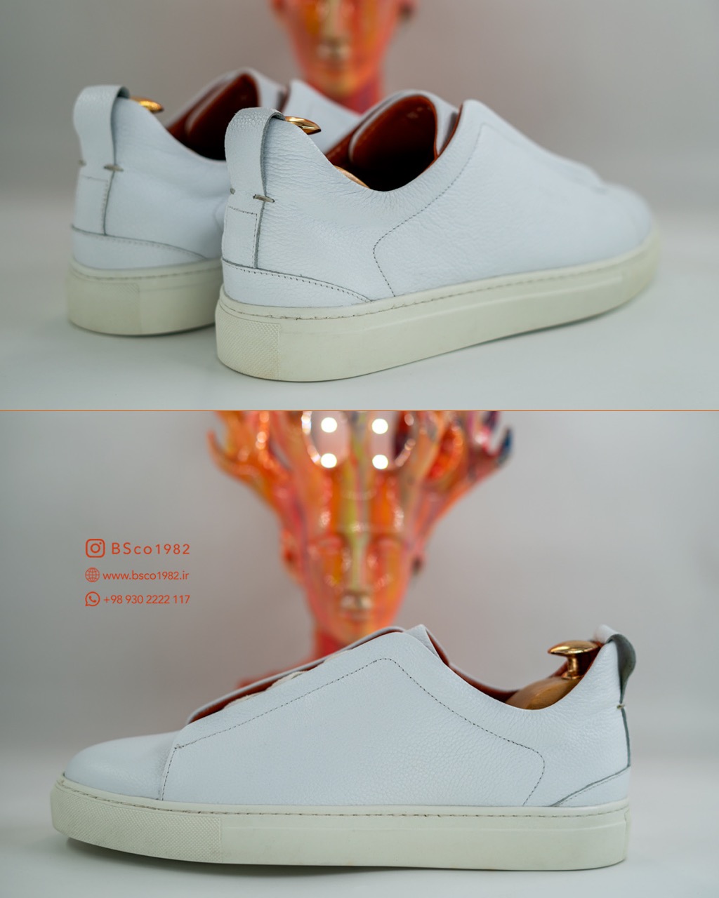 Men's Vans - Code: 088- Full floater Genuine Leather  , Rubber sole