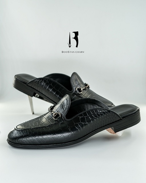 Croco Genuine Leather Slippers