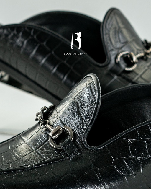 Croco Genuine Leather Slippers