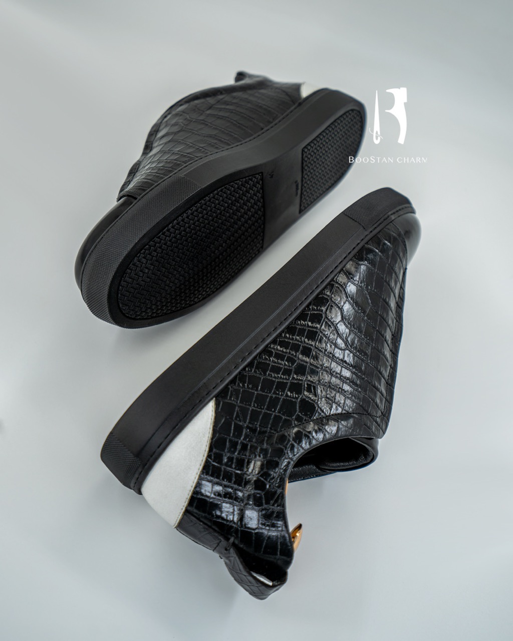 Men's Vans  – Code: 088   Bradshaw and Croco Genuine Leather Sole: Rubber