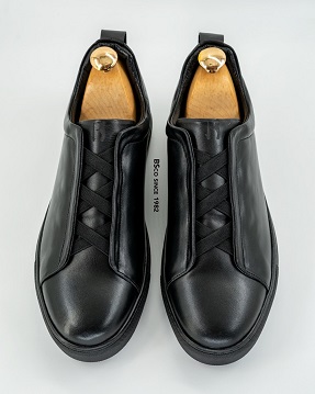 Men's Vans  – Code: 088  Embossed Genuine Leather Rubber Sole