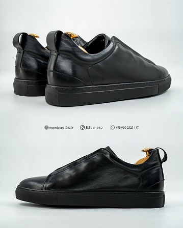 Men's Vans  – Code: 088  Embossed Genuine Leather Rubber Sole