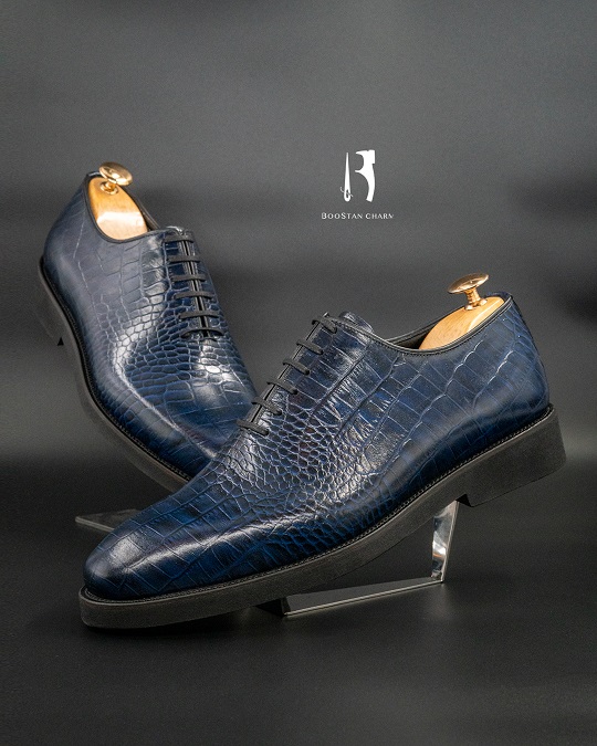 Men’s Classic – Code: 3030 – Genuine Croco-Embossed Leather- EPR Sole