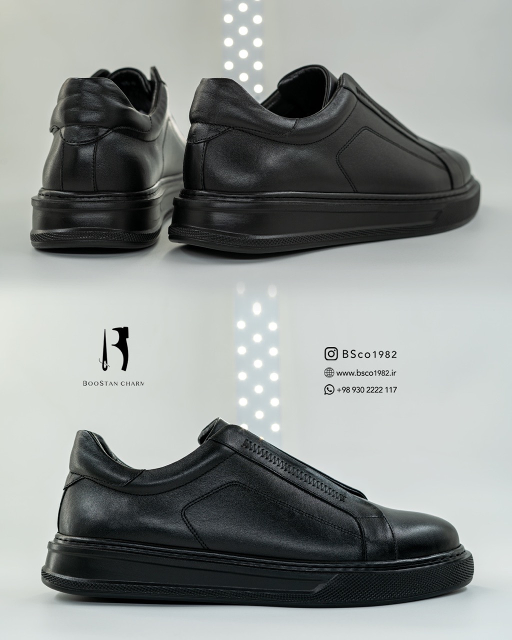 Women's Sneakers : model: 0090- Embossed genuine leather, Rubber sole