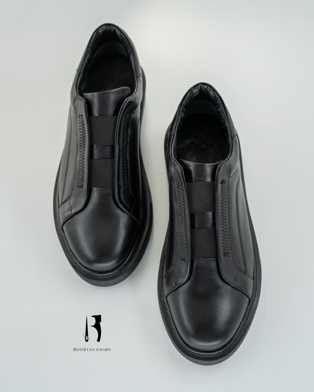 Women's Sneakers : model: 0090- Embossed genuine leather, Rubber sole