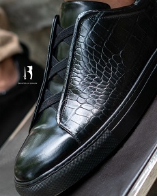 Men's Vans – Code: 087 Croco and Bradshaw Genuine Leather Rubber Sole