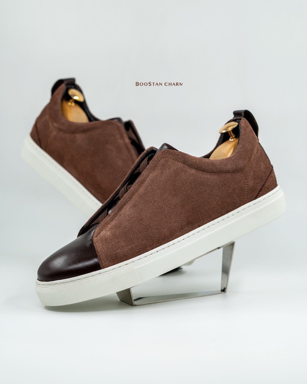  Men's Vans – Code: 087 Suede and Nubuck Genuine Leather Rubber Sole