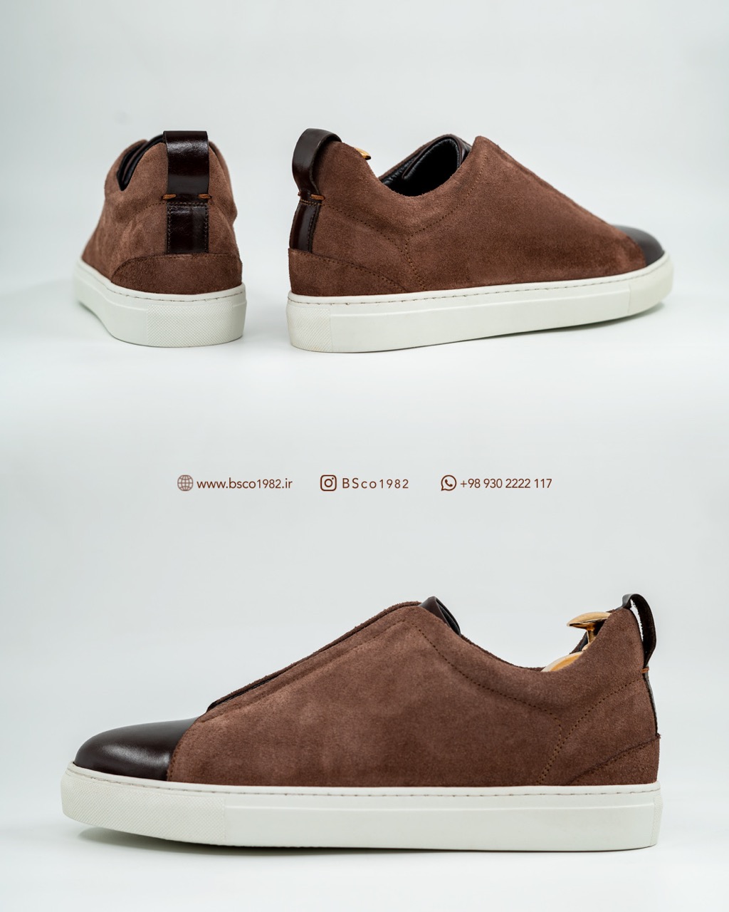  Men's Vans – Code: 087 Suede and Nubuck Genuine Leather Rubber Sole